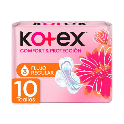 Toallas Higiénicas Kotex Ultra Delgada 10 un.