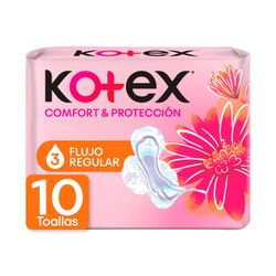 Toallas Higiénicas Kotex Ultra Delgada 10 un.