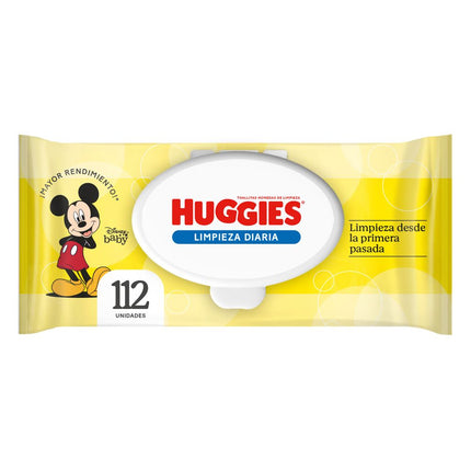 Toallas Húmedas Huggies Limpieza Diaria 112 un.