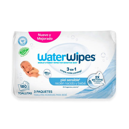 Toallas Húmedas WaterWipes 180 un.