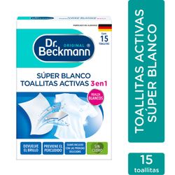 Toallitas Blanqueadoras Dr. Beckmann 15 un.
