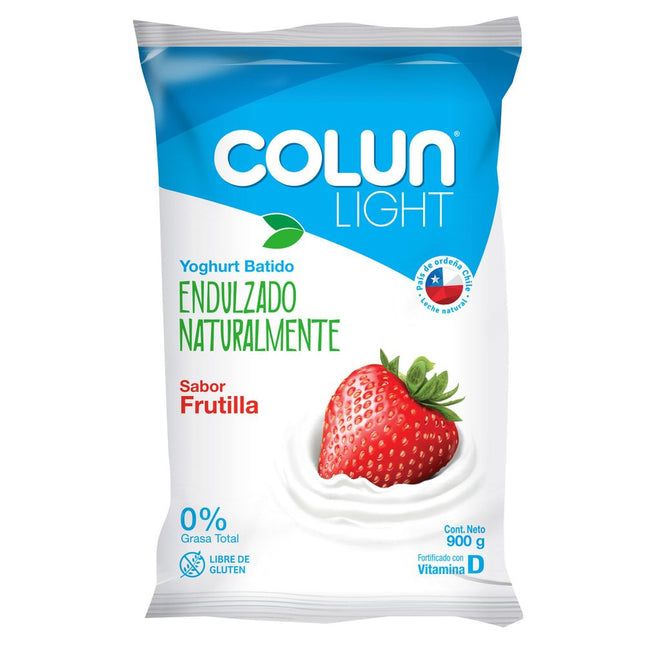 Yogurt Colun Light Frutilla 900 g