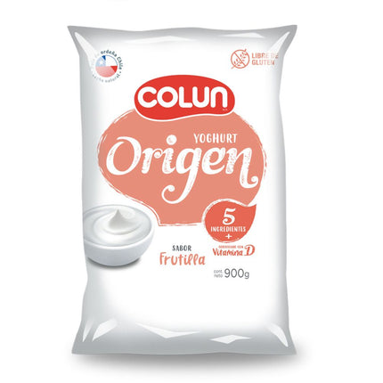 Yogurt Colun Origen Frutilla 900 ml