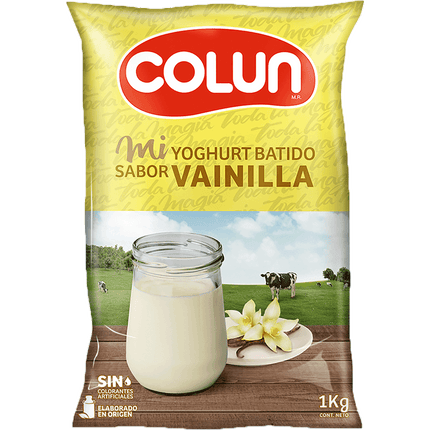 Yogurt Batido Colun Vainilla Bolsa 1 kg