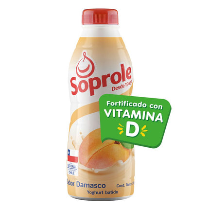 Yogurt Batido Soprole Damasco Botella 1 L