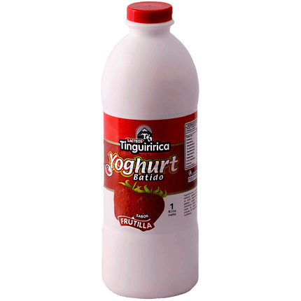 Yogurt Batido Tinguiririca Frutilla 1 L