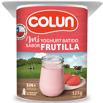 Yogurt Batido Colun Frutilla 125 g