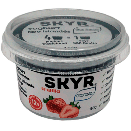 Yogurt Skyr San Benito Frutilla 150 g