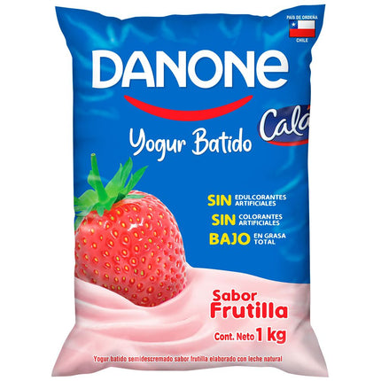 Yogurt Batido Danone Calán Frutilla 1 L