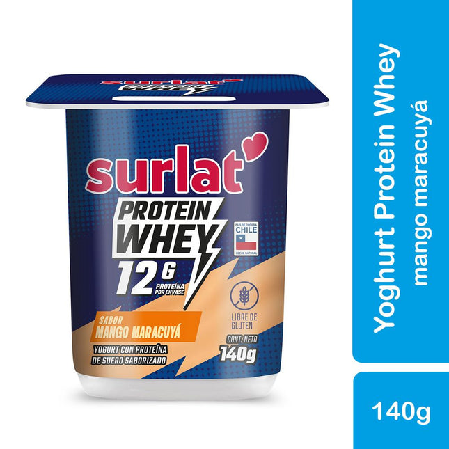 Yogurt Surlat Whey Protein Mango Maracuyá 140 g