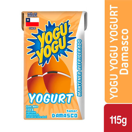 Yogurt Yogu Yogu Tetra Damasco 115 g