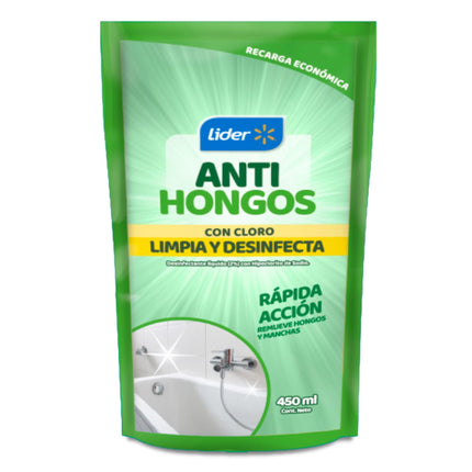Limpiador Anithongos Líquido Recarga Doypack, 450 ml