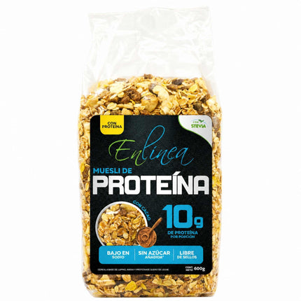 Muesli proteína cacao, 600 g