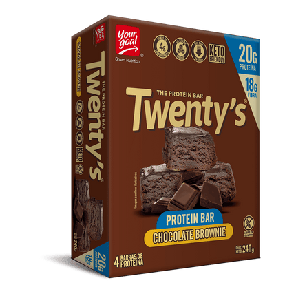 Barra de proteína Twenty's Chocolate Brownie 4u