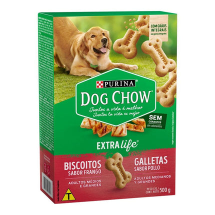 Snacks galletas para perro sabor pollo Adultos Medianos y grandes 500 gr