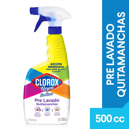 Quitamanchas Líquido Ropa Prelavado Botella, 500 ml