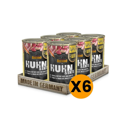 Display 6 unidades Alimento Super Premium Para Perros Sabor Pollo con Pato 400gr