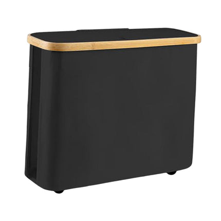 Organizador De Papel Higiénico Con Asa Soporte Para Papel Higiénico Para Baño RV Negro