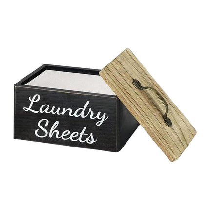 Contenedor De Cápsulas De Lavandería Dispensador De Hojas Para Secadora Decoración Almacenamiento De Detergente Para Ropa