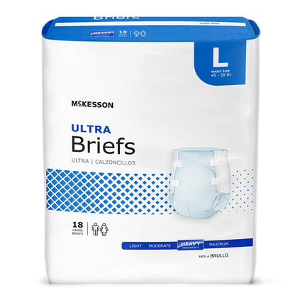 Pañales McKesson Ultra para adultos para incontinencia, talla L