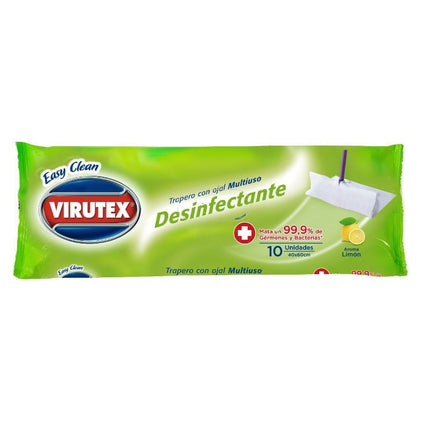 Trapero Húmedo Limón Bolsa Resellable, 10 un
