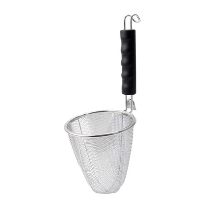 Cesta Coladora De Pasta De Acero Inoxidable Resistente Para Colar Fideos Y Albóndigas Cono Triangular