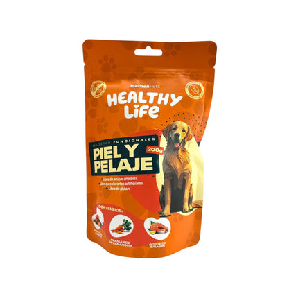 Snack Galletas Funcionales Para Perros 200g Naturales 100% naranja
