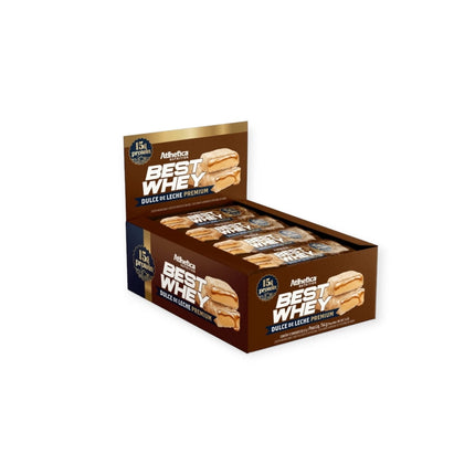 Box De 12 Barras Best Whey 15g Dulce De Leche - Atlhetica