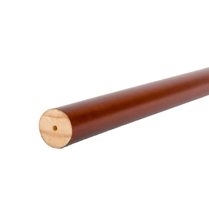 Barra Madera 19 Mm X 1,50 Mt Chocolate