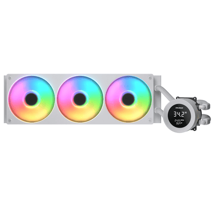 Refrigeración Líquida Cougar Poseidon Vistek ARGB 360mm White Compatible Intel y AMD