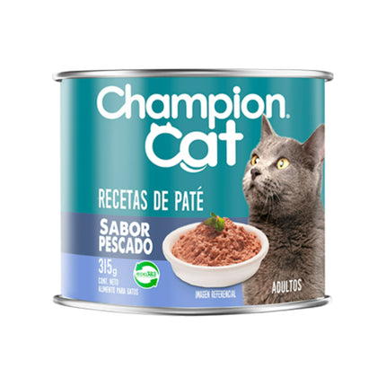 Latas de Alimento Húmedo Champion Cat Adulto Pescado 12 un.