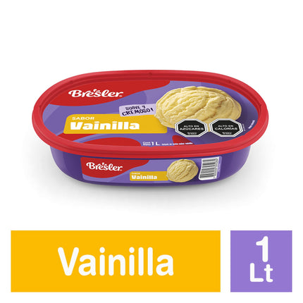Helado Vainilla Pote, 1 L - Bresler | Apishop