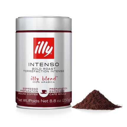Café expreso molido illy Intenso Bold Roast 250 ml