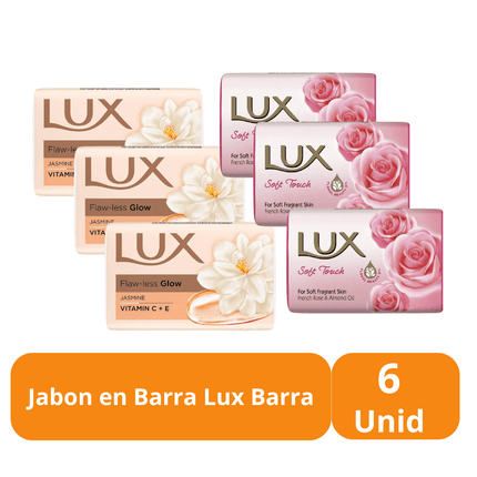 Jabon en Barra Lux Pack 6 Unidades