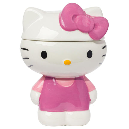 Tarro plateado de cerámica Buffalo Sanrio Hello Kitty para galletas