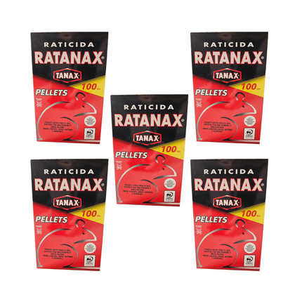 Pack 5 Pellet para Ratones Ratanax 100gr