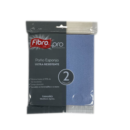 Paño Ultra Resistente Microfibra, 2 Un