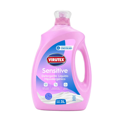Detergente botella piel sensible, 3 L