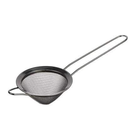 Colador De Té Matcha Pequeño, Resistente Y Antioxidante, Para Colar Harina Y Café, Color Negro