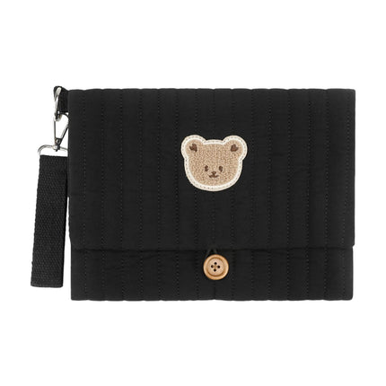Bolsa De Pañales Reutilizable Y Multifuncional, Organizador De Pañales Para Guarderías Al Aire Libre Y Piscina, Color Negro