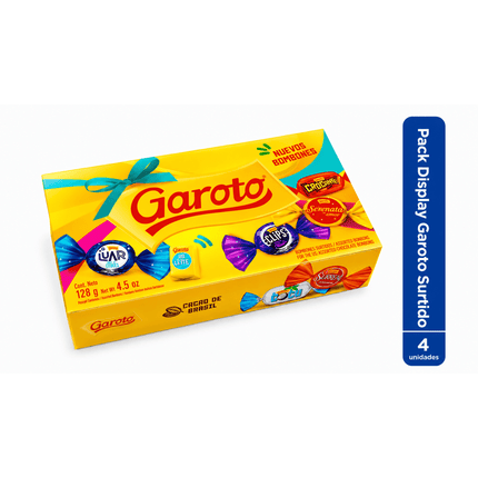 Pack 4 Garoto Bombones Surtidos 128g