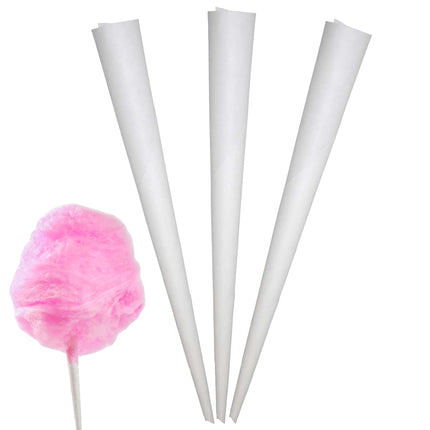 Conos de algodón de azúcar Perfectware PW, 100 unidades, 28 cm de longitud