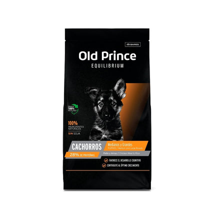 Old Prince Perros Equilibrium Cachorros Pollo 15 Kg.
