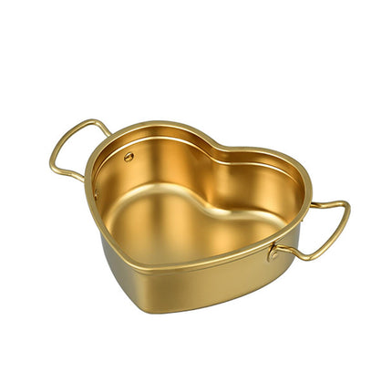 Cacerola Para Salsa, Suministros De Cocina Portátiles, Cacerola Calefactora Para Sopa De Leche Y Espaguetis S Gold