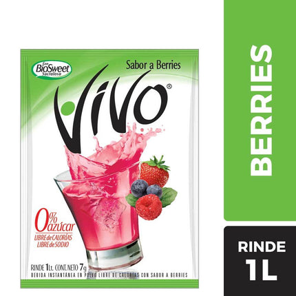 Jugo en Polvo Berries Sobre, 7 g