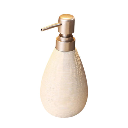 Dispensador De Jabón Con Bomba Cónica, Dispensador De Gel De Baño De 14oz Para Encimera De Baño, Color Blanco