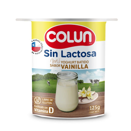 Yoghurt  Batido Sin lactosa Sabor Vainilla Pote, 125 g | Apishop