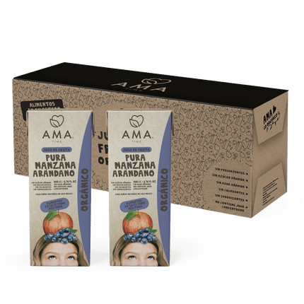 Pack 24 unid - Jugo Manzana Arandano 200 cc