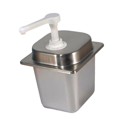 Dispensador Manual De Salsas, 2,3 L, Botella Con Bomba Manual Para Condimentos, Para Restaurante, Hogar, 10 Cc