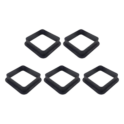 5x Cortador De Molde Perforado Para Pasteles, Fuente Para Hornear Para Pasteles, Magdalenas, Galletas E